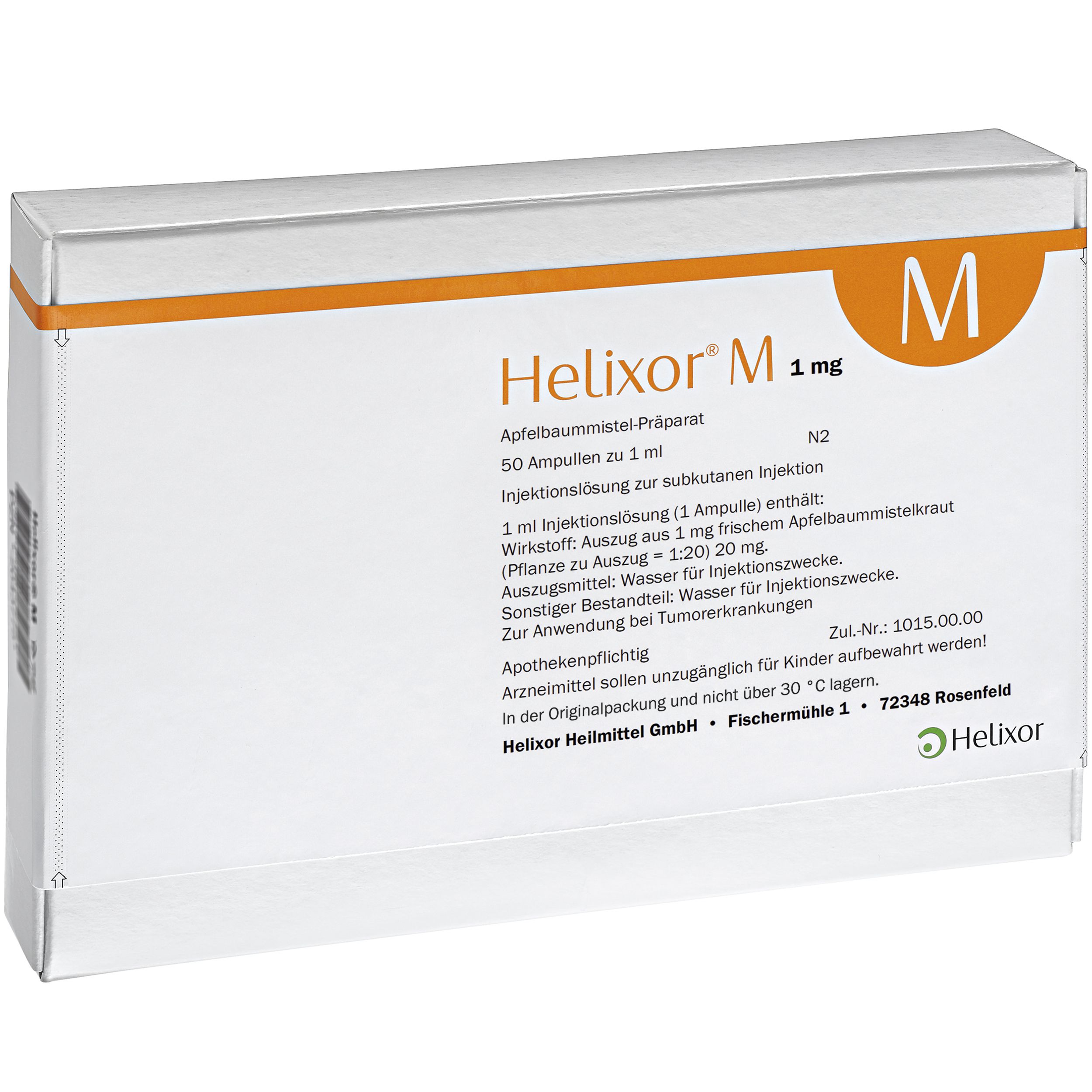 HELIXOR M Ampoules 1 mg