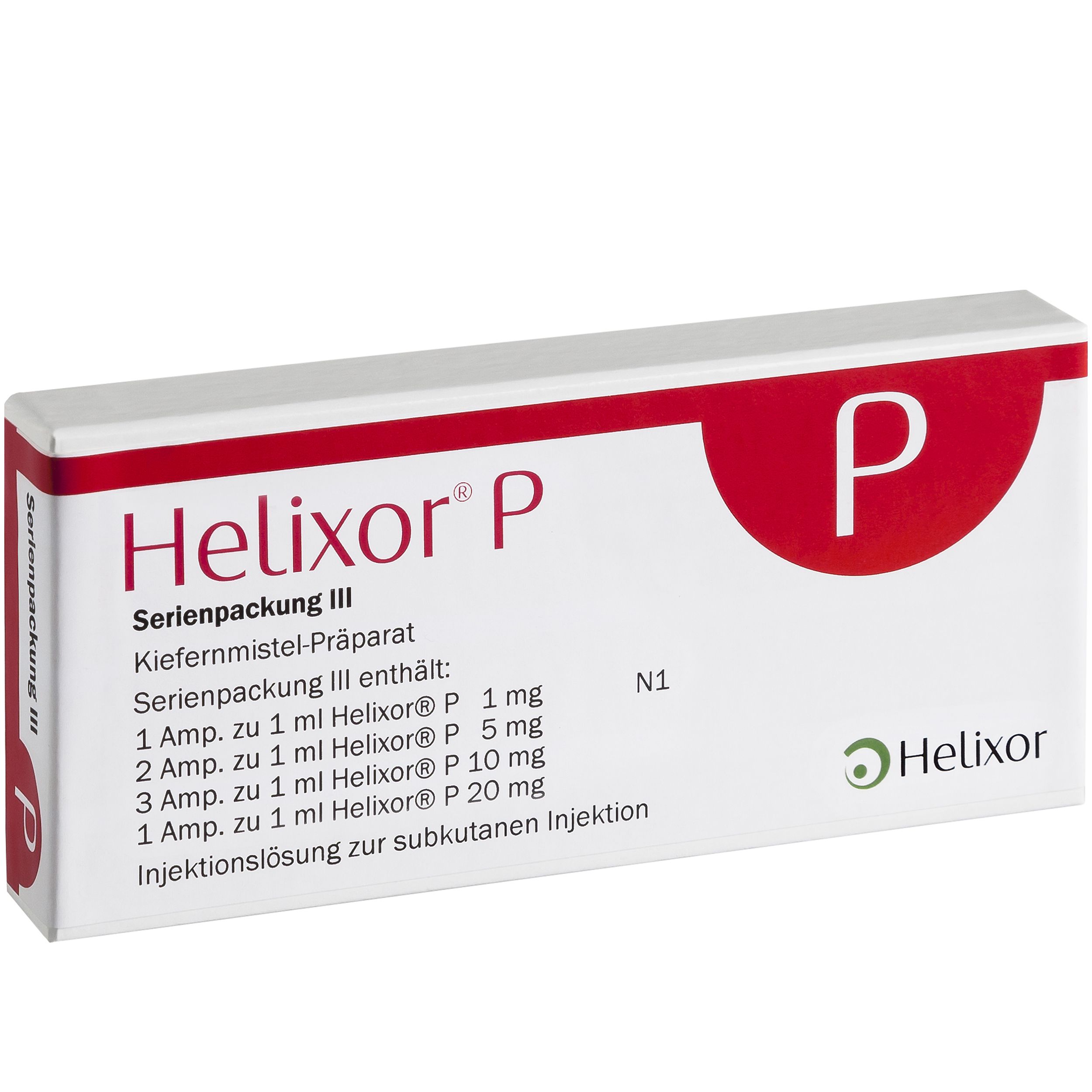 HELIXOR P series pack III ampoules